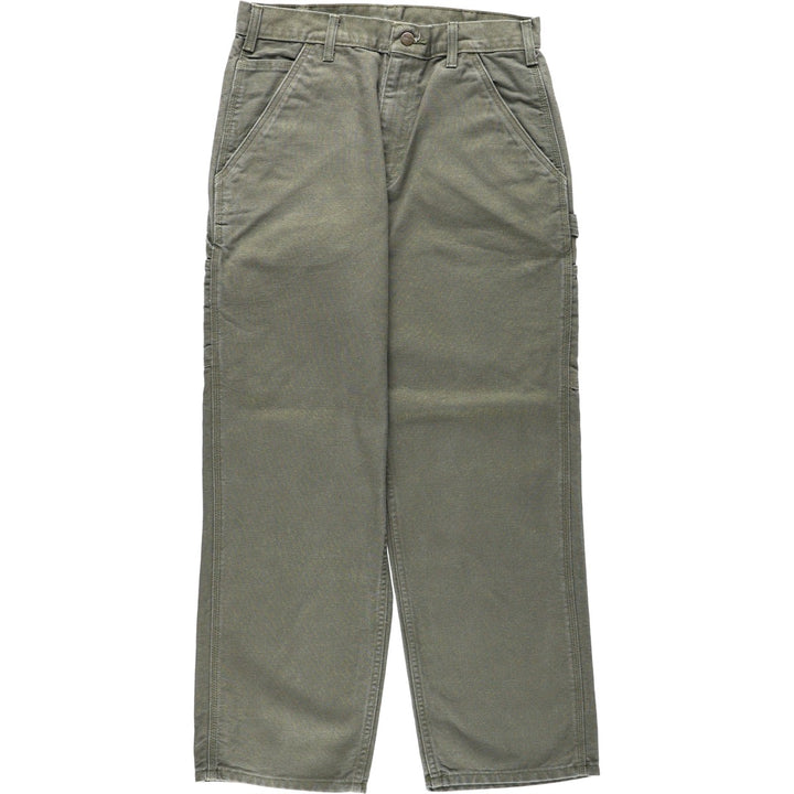 Carhartt Duck Painter Pants, Men's, W31 equivalent cotton Khaki type Vintage Second Hand