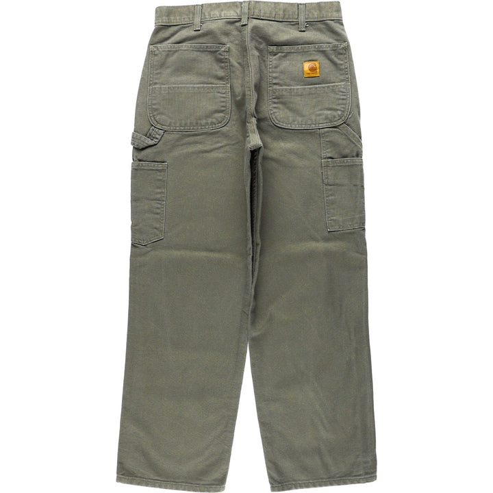 Carhartt Duck Painter Pants, Men's, W31 equivalent cotton Khaki type Vintage Second Hand