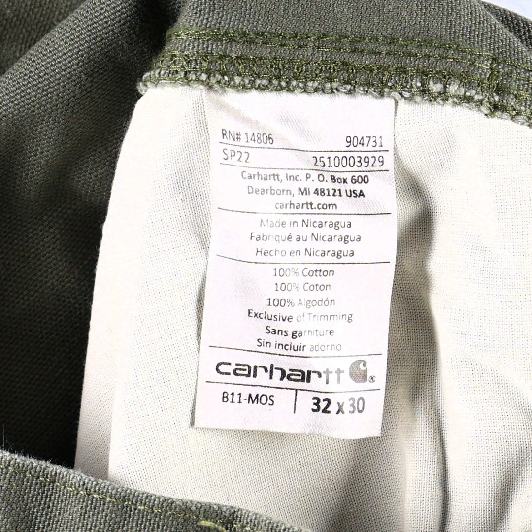 Carhartt Duck Painter Pants, Men's, W31 equivalent cotton Khaki type Vintage Second Hand