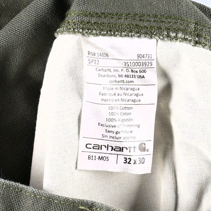 Carhartt Duck Painter Pants, Men's, W31 equivalent cotton Khaki type Vintage Second Hand