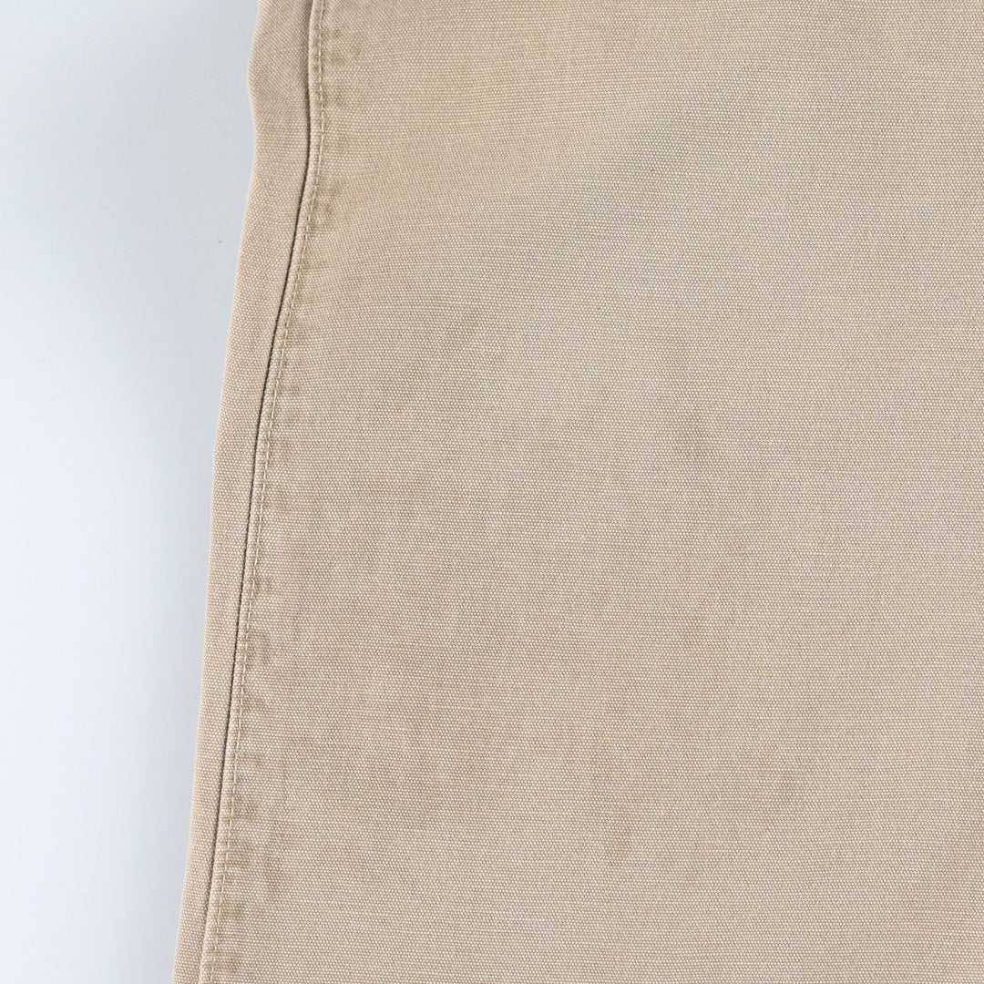 Carhartt Dungaree Fit Duck Work Pants, Men's, Size 35 cotton beige type brown Vintage Second Hand