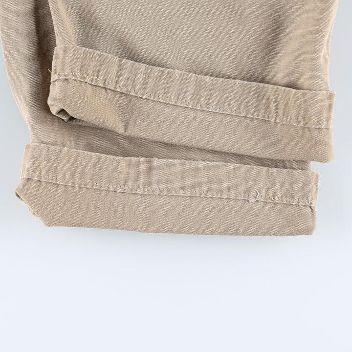 Carhartt Dungaree Fit Duck Work Pants, Men's, Size 35 cotton beige type brown Vintage Second Hand