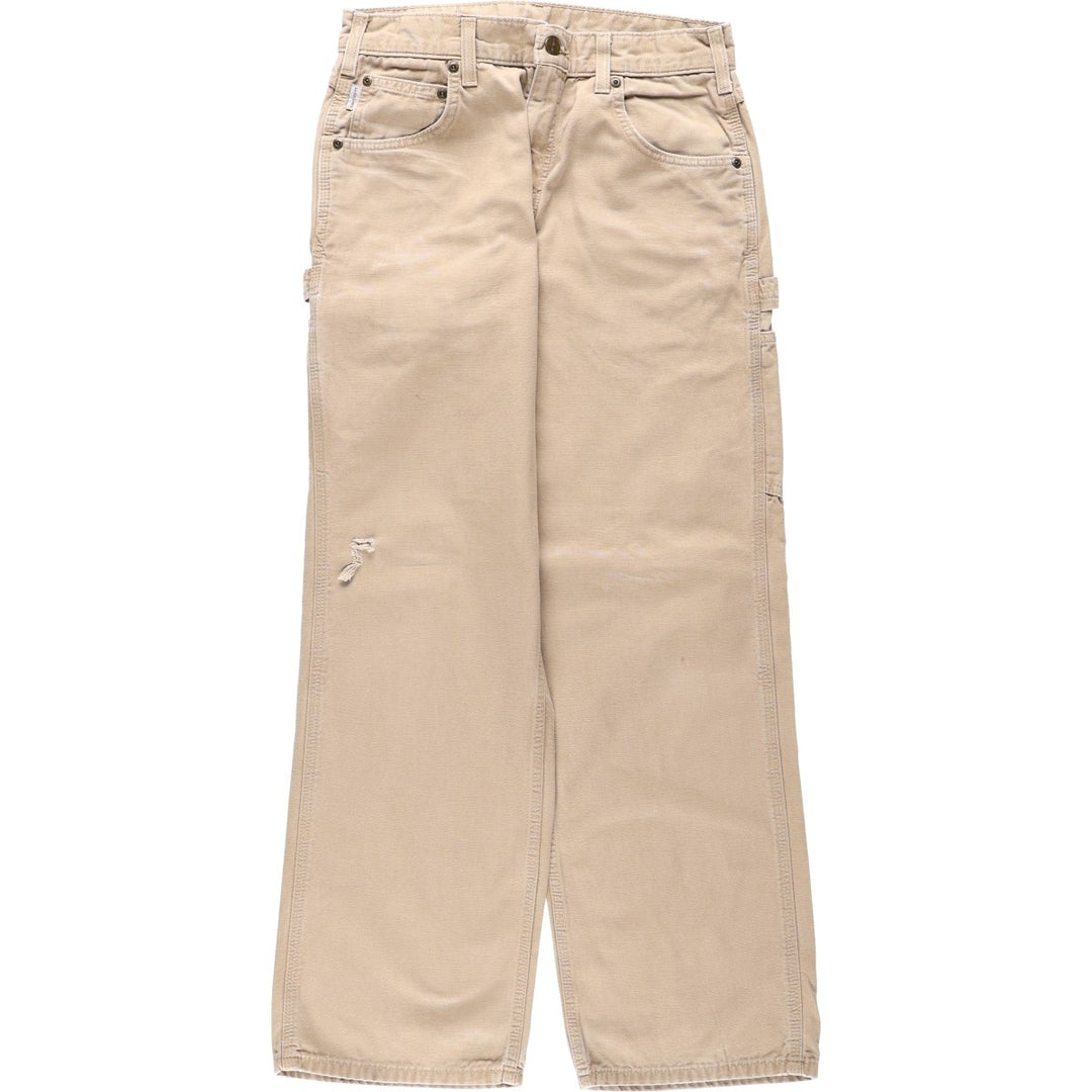 Carhartt Duck Painter Pants, Men's, W30 equivalent cotton beige type brown Vintage Second Hand