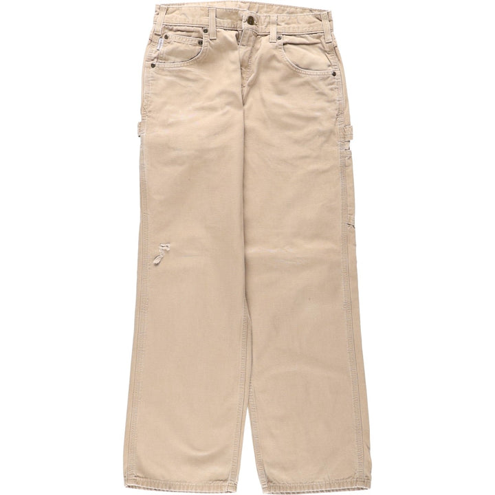 Carhartt Duck Painter Pants, Men's, W30 equivalent cotton beige type brown Vintage Second Hand