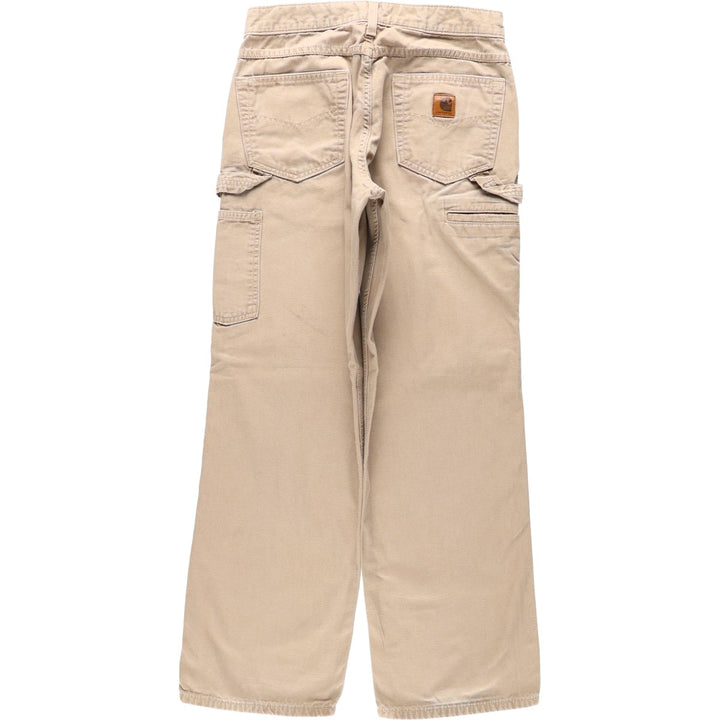 Carhartt Duck Painter Pants, Men's, W30 equivalent cotton beige type brown Vintage Second Hand