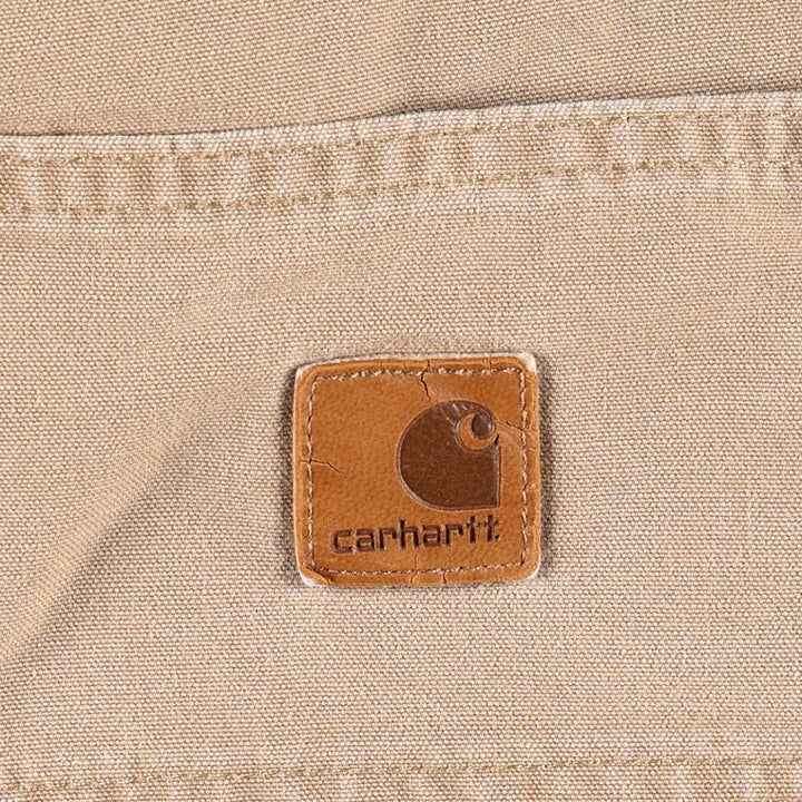 Carhartt Original Dungaree Fit Duck Painter Pants, Men's, W30 equivalent cotton Khaki type beige Vintage Second Hand