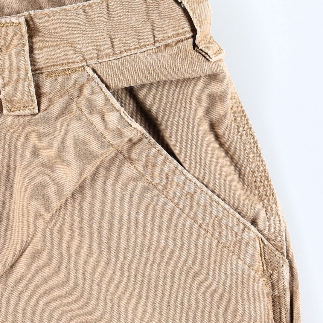 Carhartt Original Dungaree Fit Duck Painter Pants, Men's, W30 equivalent cotton Khaki type beige Vintage Second Hand