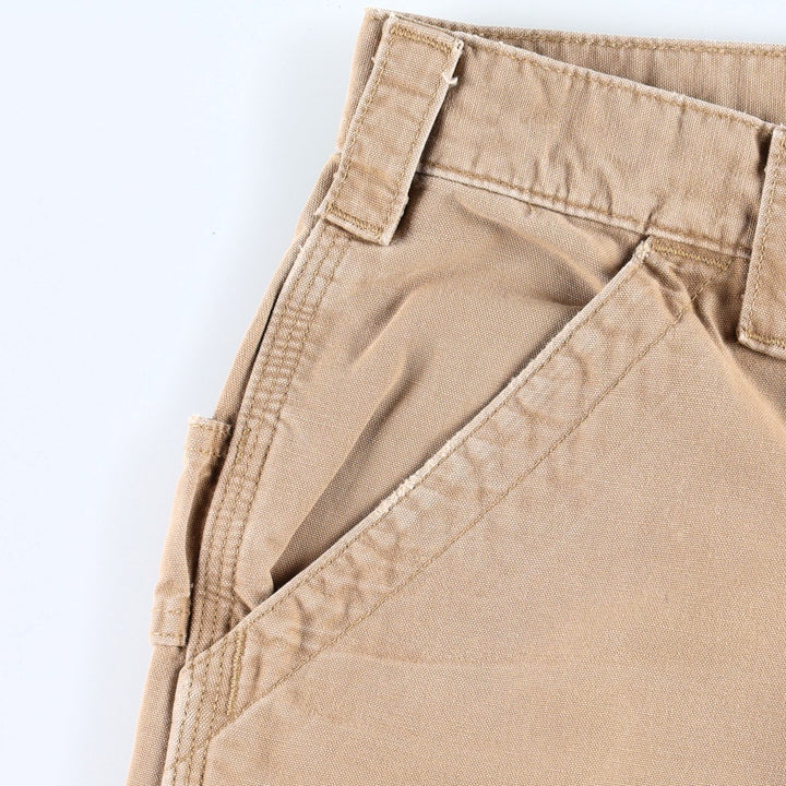 Carhartt Original Dungaree Fit Duck Painter Pants, Men's, W30 equivalent cotton Khaki type beige Vintage Second Hand