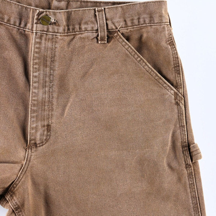 80s-90'S Carhartt Duck Painter Pants, Made in USA, Men's Size W32 (approx.), Vintage cotton brown type Vintage Second Hand