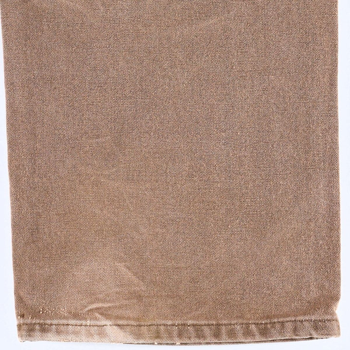 80s-90'S Carhartt Duck Painter Pants, Made in USA, Men's Size W32 (approx.), Vintage cotton brown type Vintage Second Hand