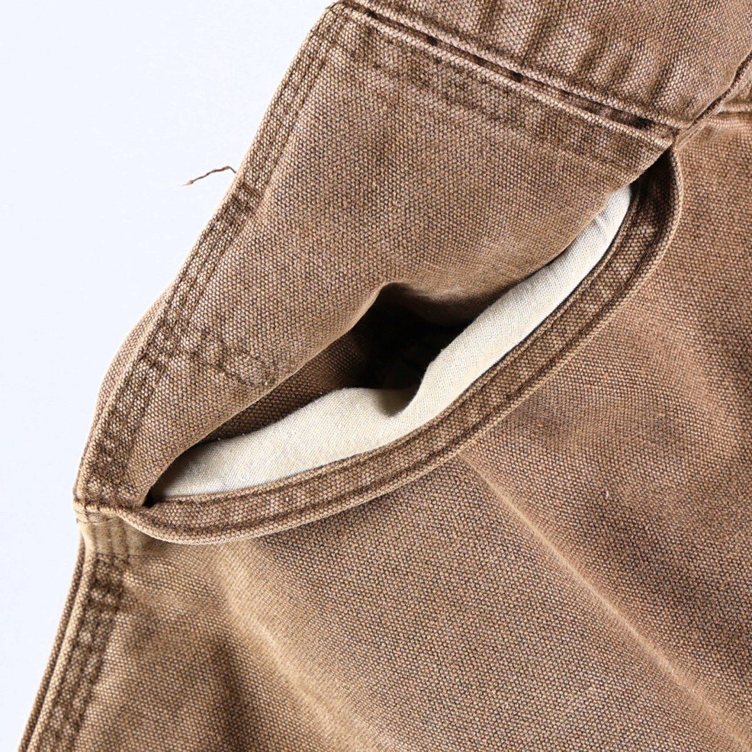 80s-90'S Carhartt Duck Painter Pants, Made in USA, Men's Size W32 (approx.), Vintage cotton brown type Vintage Second Hand