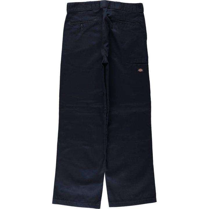 Dickies Loose Fit Double Knee Work Pants Men's W36 polyester navy blue type Vintage Second Hand