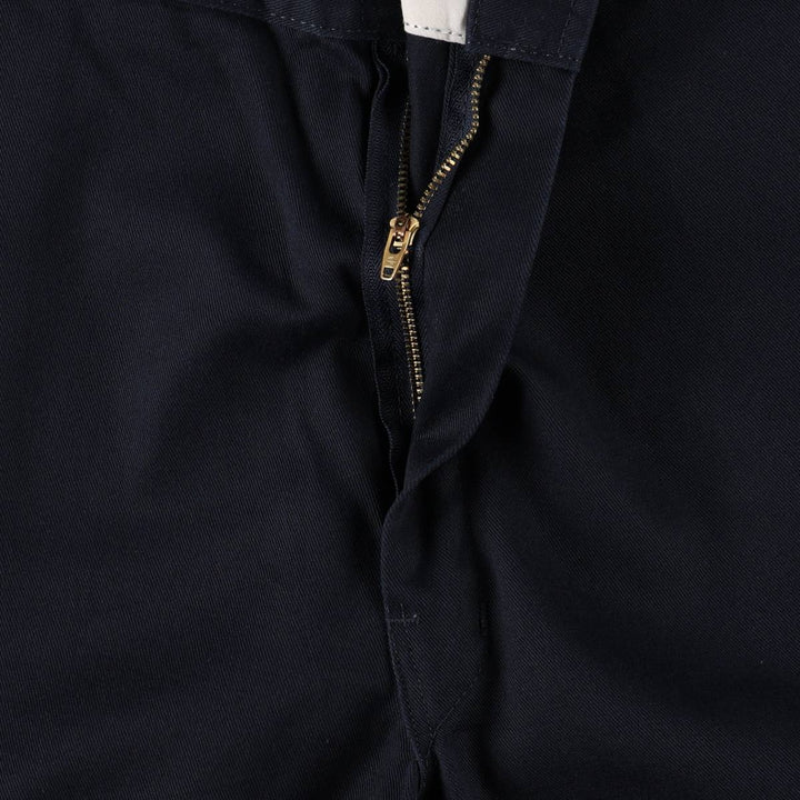 Dickies Loose Fit Double Knee Work Pants Men's W36 polyester navy blue type Vintage Second Hand