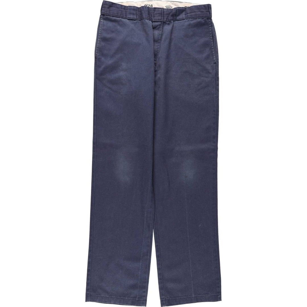 Dickies 874 Original Fit Work Pants, Men's, Size W34 unclear blue type Vintage Second Hand