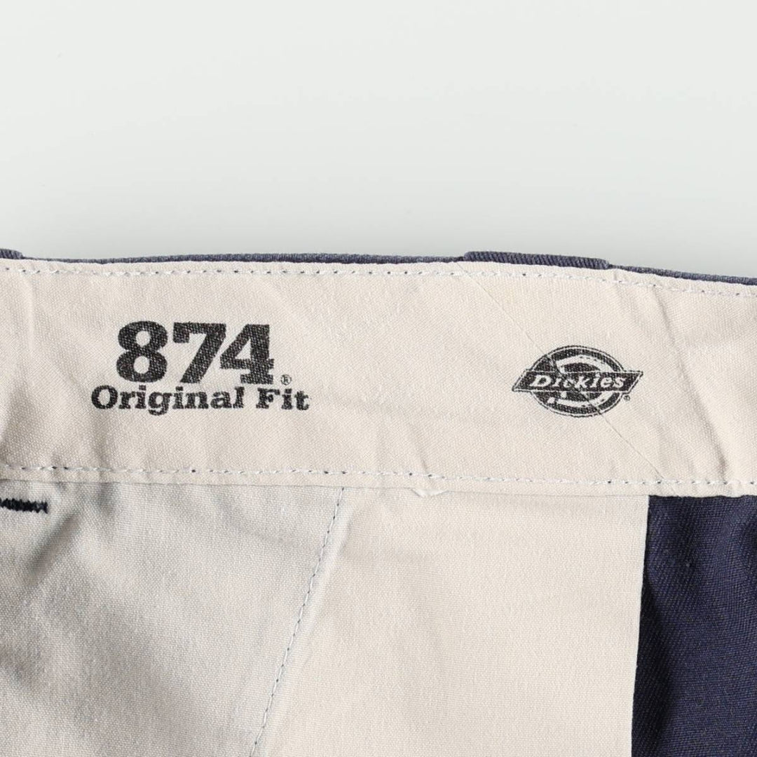 Dickies 874 Original Fit Work Pants, Men's, Size W34 unclear blue type Vintage Second Hand