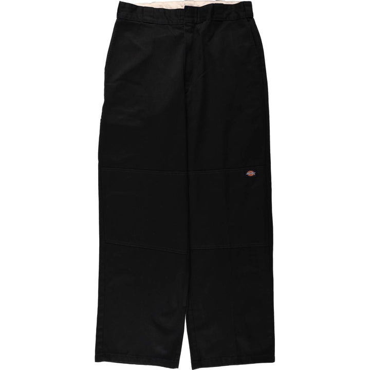 Dickies Double Knee Work Pants, Made in Canada, Men's Size W34 (approx.) polyester black type Vintage Second Hand