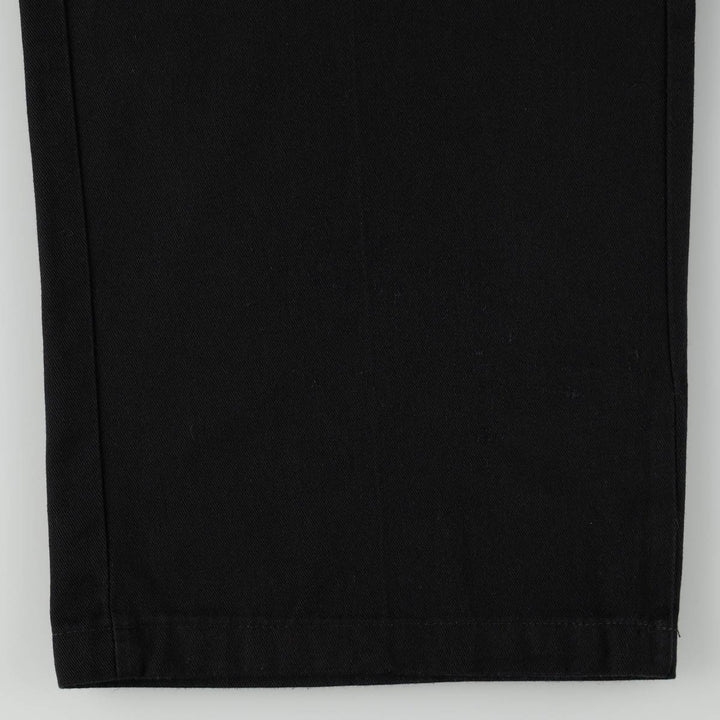 Dickies Double Knee Work Pants, Made in Canada, Men's Size W34 (approx.) polyester black type Vintage Second Hand