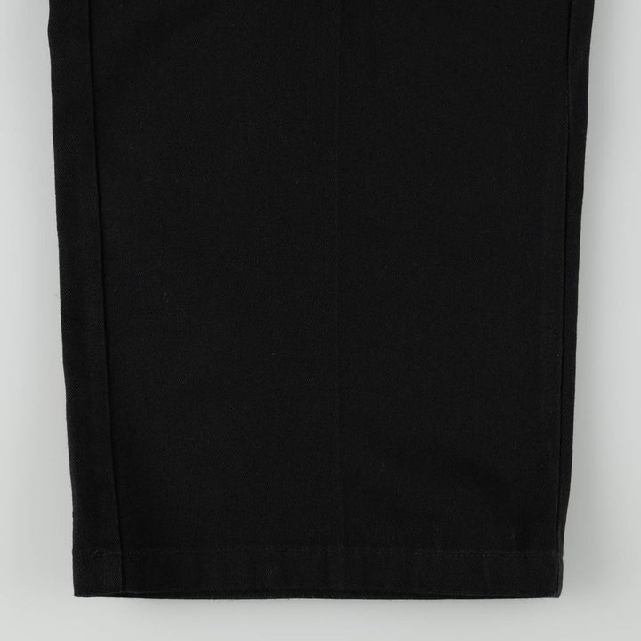 Dickies Double Knee Work Pants, Made in Canada, Men's Size W34 (approx.) polyester black type Vintage Second Hand