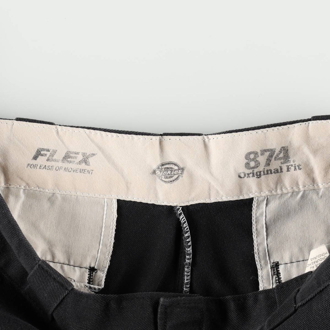 Dickies 874 Original Fit Work Pants, Men's, Size W34 polyester black type Vintage Second Hand