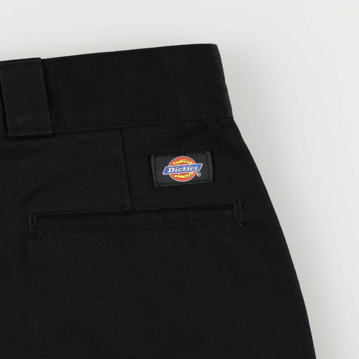 Dickies Work Pants Men's W37 polyester black type Vintage Second Hand