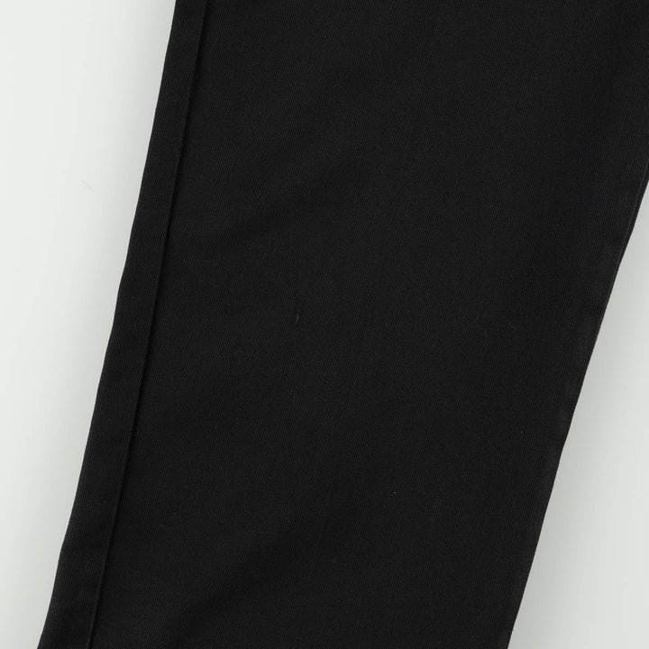 Dickies Work Pants Men's W37 polyester black type Vintage Second Hand