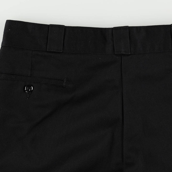 Dickies Work Pants Men's W37 polyester black type Vintage Second Hand