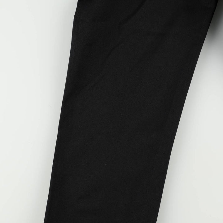Dickies Work Pants Men's W37 polyester black type Vintage Second Hand