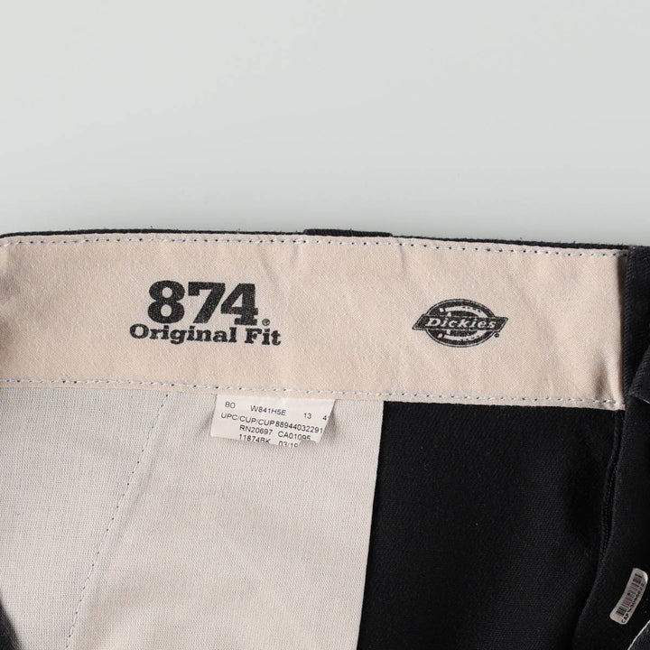 Dickies 874 Original Fit FLEX Work Pants, Men's Size W38 (approx.) unclear black type Vintage Second Hand