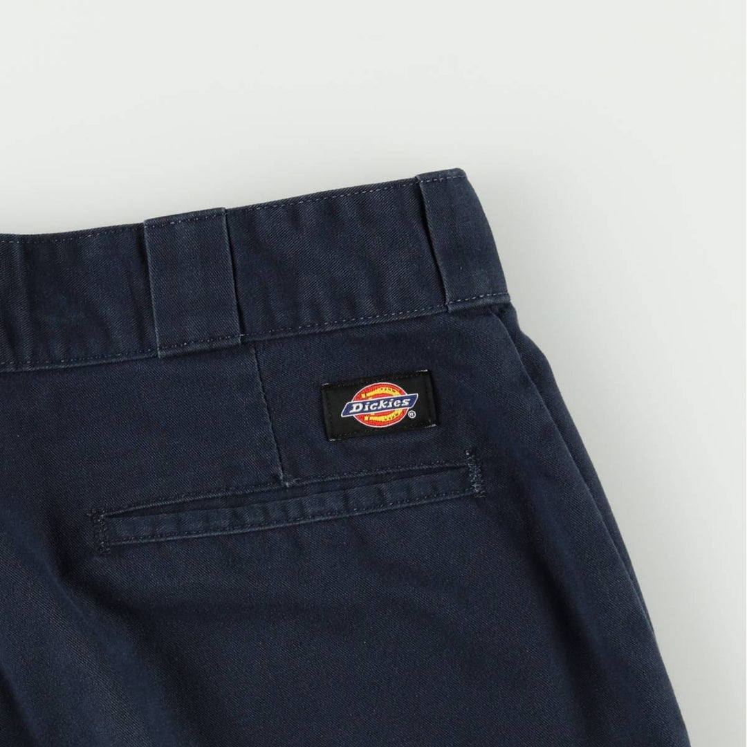 Dickies Relaxed Straight Double Knee Work Pants, Men's W35 (approx.) polyester navy blue type Vintage Second Hand