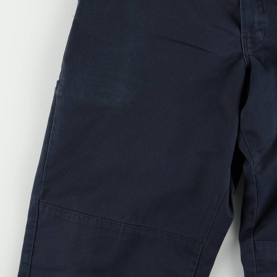 Dickies Relaxed Straight Double Knee Work Pants, Men's W35 (approx.) polyester navy blue type Vintage Second Hand