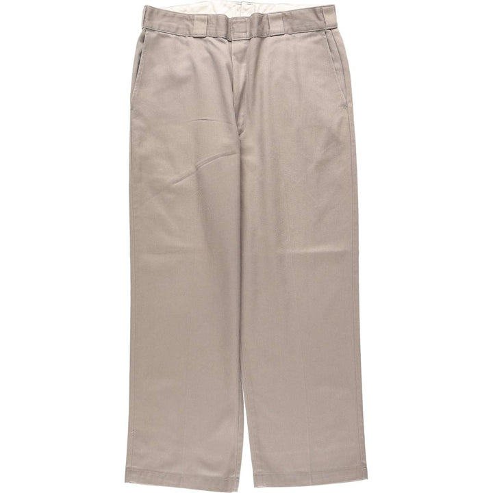 90s-00'S Dickies work pants, men's size W35 (approx.), vintage. unclear gray type Vintage Second Hand