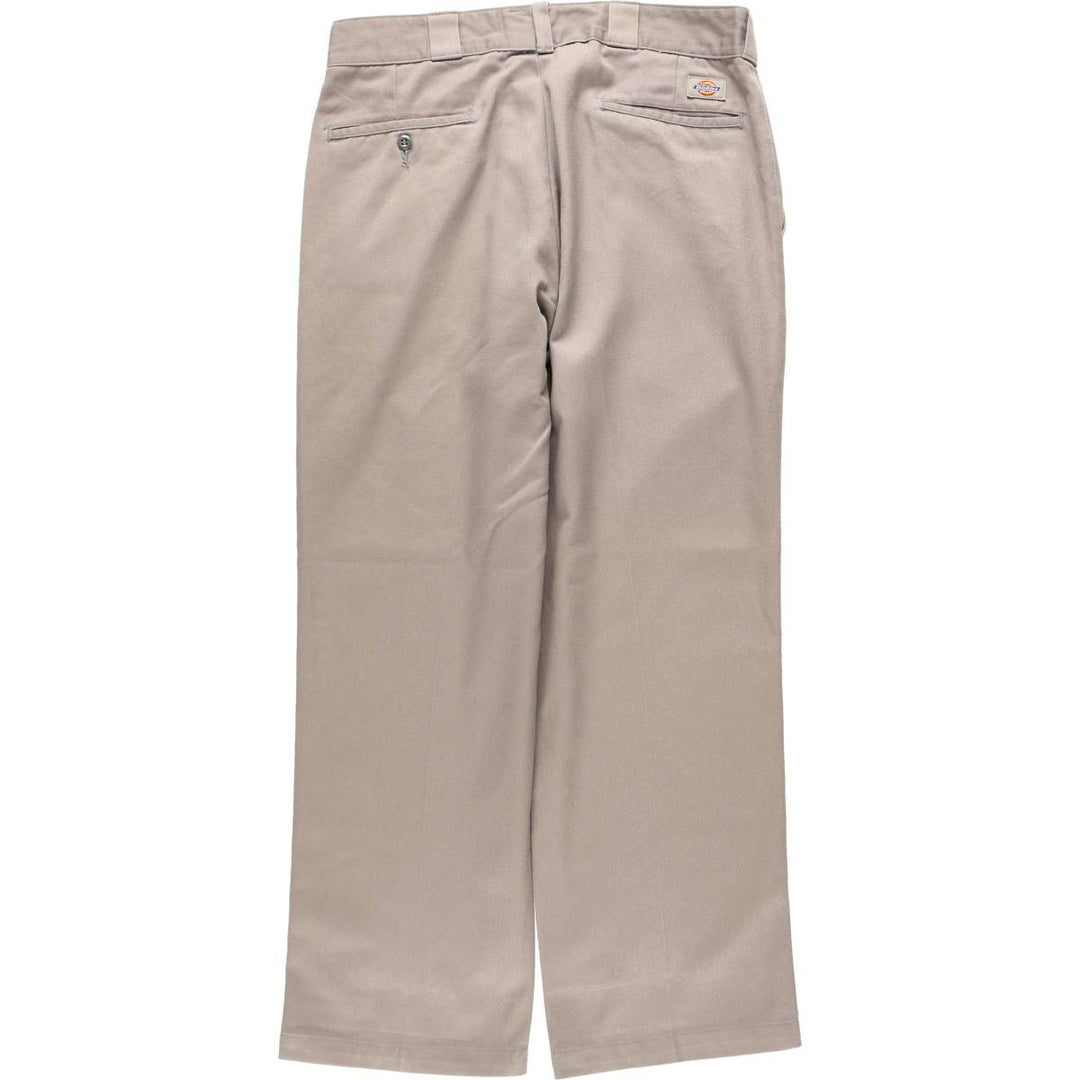 90s-00'S Dickies work pants, men's size W35 (approx.), vintage. unclear gray type Vintage Second Hand