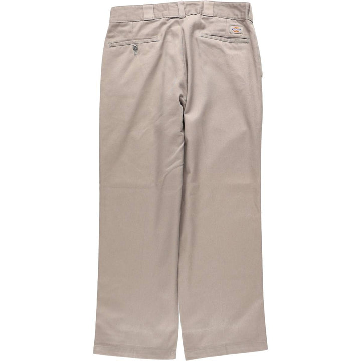 90s-00'S Dickies work pants, men's size W35 (approx.), vintage. unclear gray type Vintage Second Hand