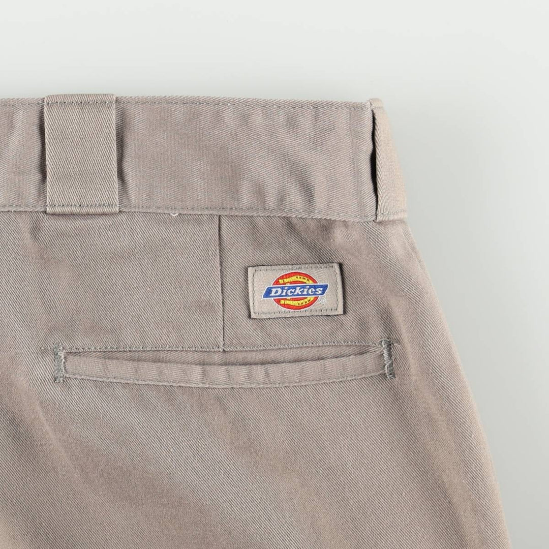 90s-00'S Dickies work pants, men's size W35 (approx.), vintage. unclear gray type Vintage Second Hand