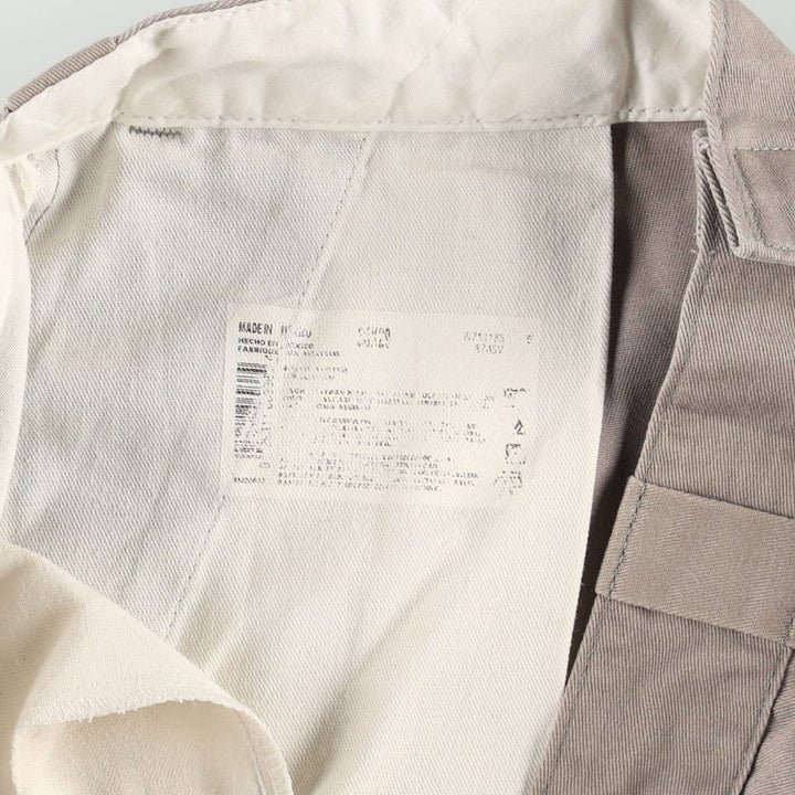 90s-00'S Dickies work pants, men's size W35 (approx.), vintage. unclear gray type Vintage Second Hand