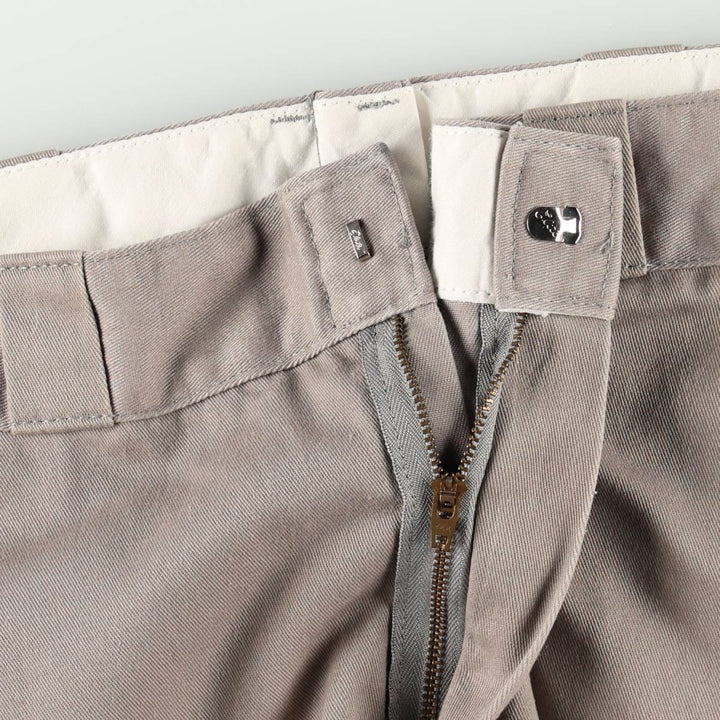 90s-00'S Dickies work pants, men's size W35 (approx.), vintage. unclear gray type Vintage Second Hand