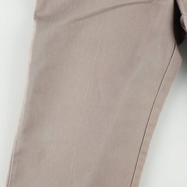 90s-00'S Dickies work pants, men's size W35 (approx.), vintage. unclear gray type Vintage Second Hand