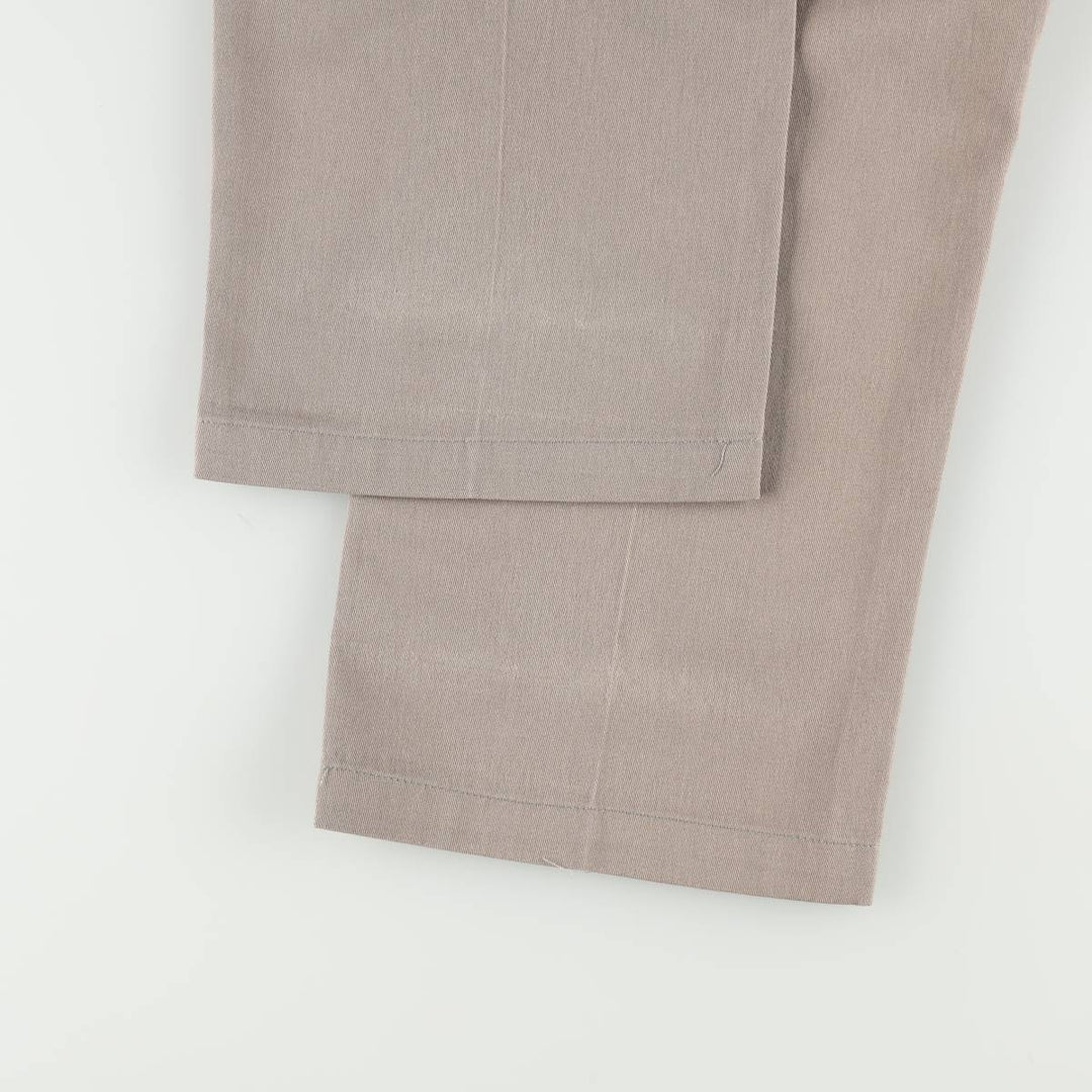 90s-00'S Dickies work pants, men's size W35 (approx.), vintage. unclear gray type Vintage Second Hand