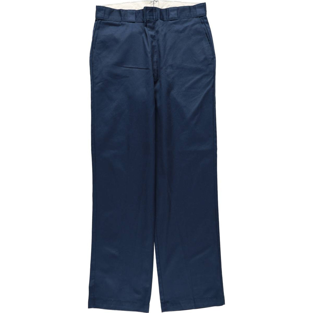 90'S Dickies Work Pants Made in USA Men's W35 Vintage unclear navy blue type Vintage Second Hand
