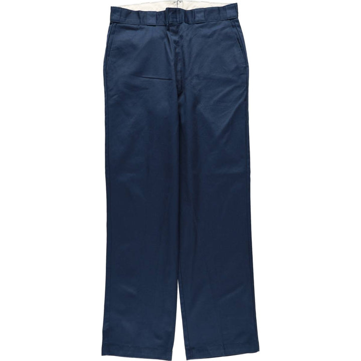 90'S Dickies Work Pants Made in USA Men's W35 Vintage unclear navy blue type Vintage Second Hand