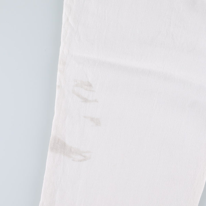 Ralph Lauren POLO by Ralph Lauren Two-pleat linen pants slacks for men, size W36 linen white type Vintage Second Hand