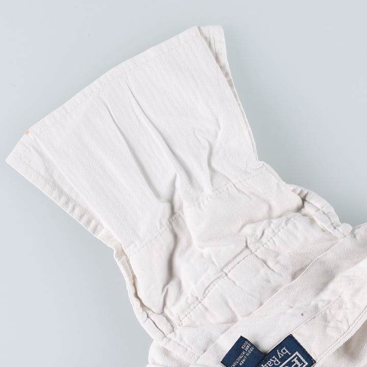 Ralph Lauren POLO by Ralph Lauren Two-pleat linen pants slacks for men, size W36 linen white type Vintage Second Hand