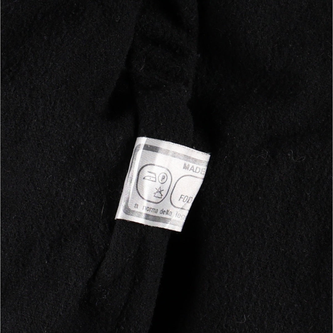 Mitici Anni 60 Leather Jacket, Made in Italy, Men's Size L (approx.) genuine leather black type Vintage Second Hand