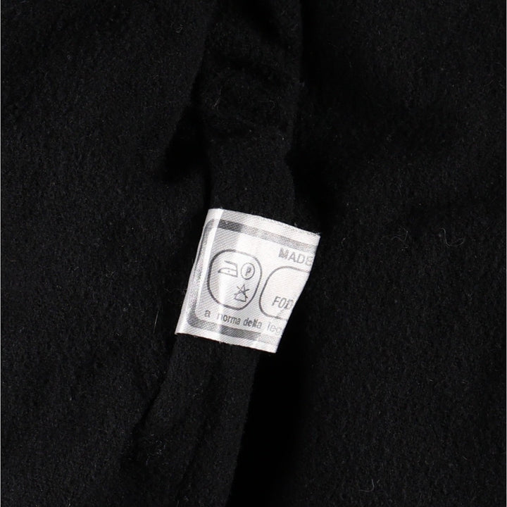 Mitici Anni 60 Leather Jacket, Made in Italy, Men's Size L (approx.) genuine leather black type Vintage Second Hand