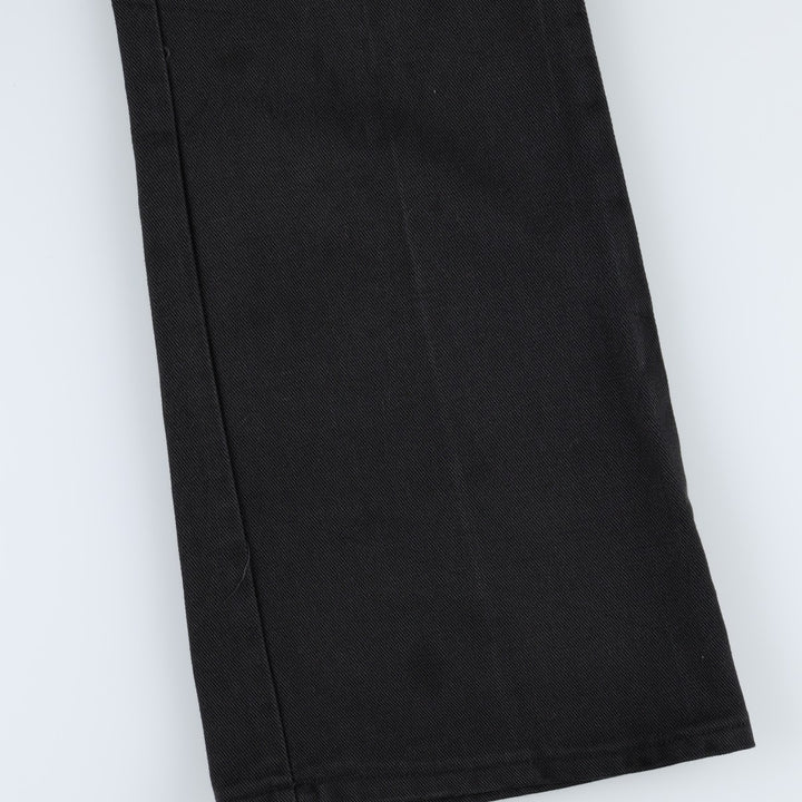 1970'S Dickies Flare Work Pants, Men's Size W33 (approx.), Vintage unclear black type Vintage Second Hand