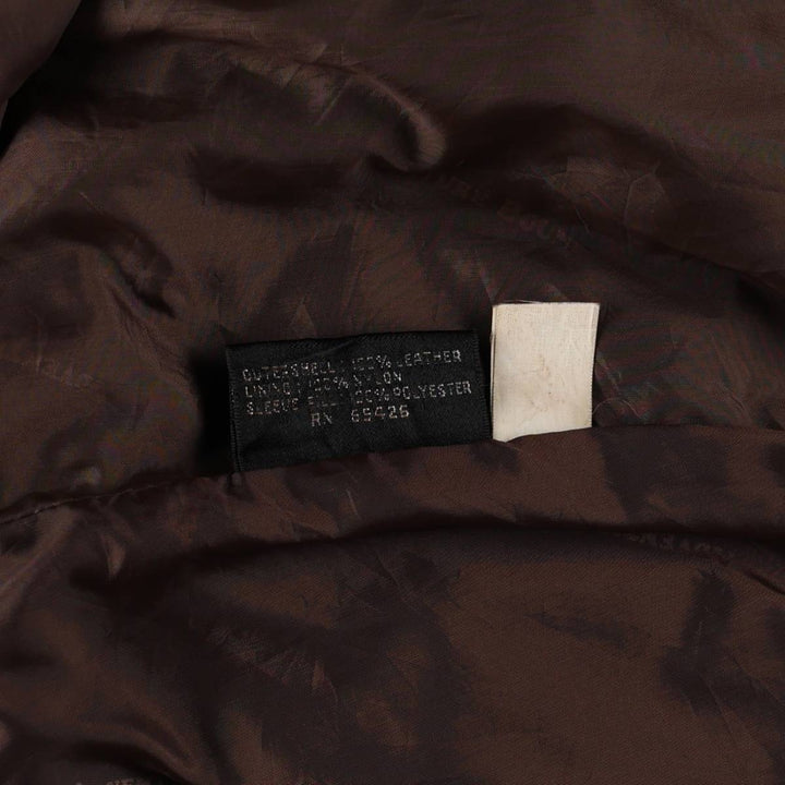 ~1990'S Wilson's Leather Adventure Bound Leather Blouson, Men's Size L (approx.), Vintage genuine leather brown type Vintage Second Hand