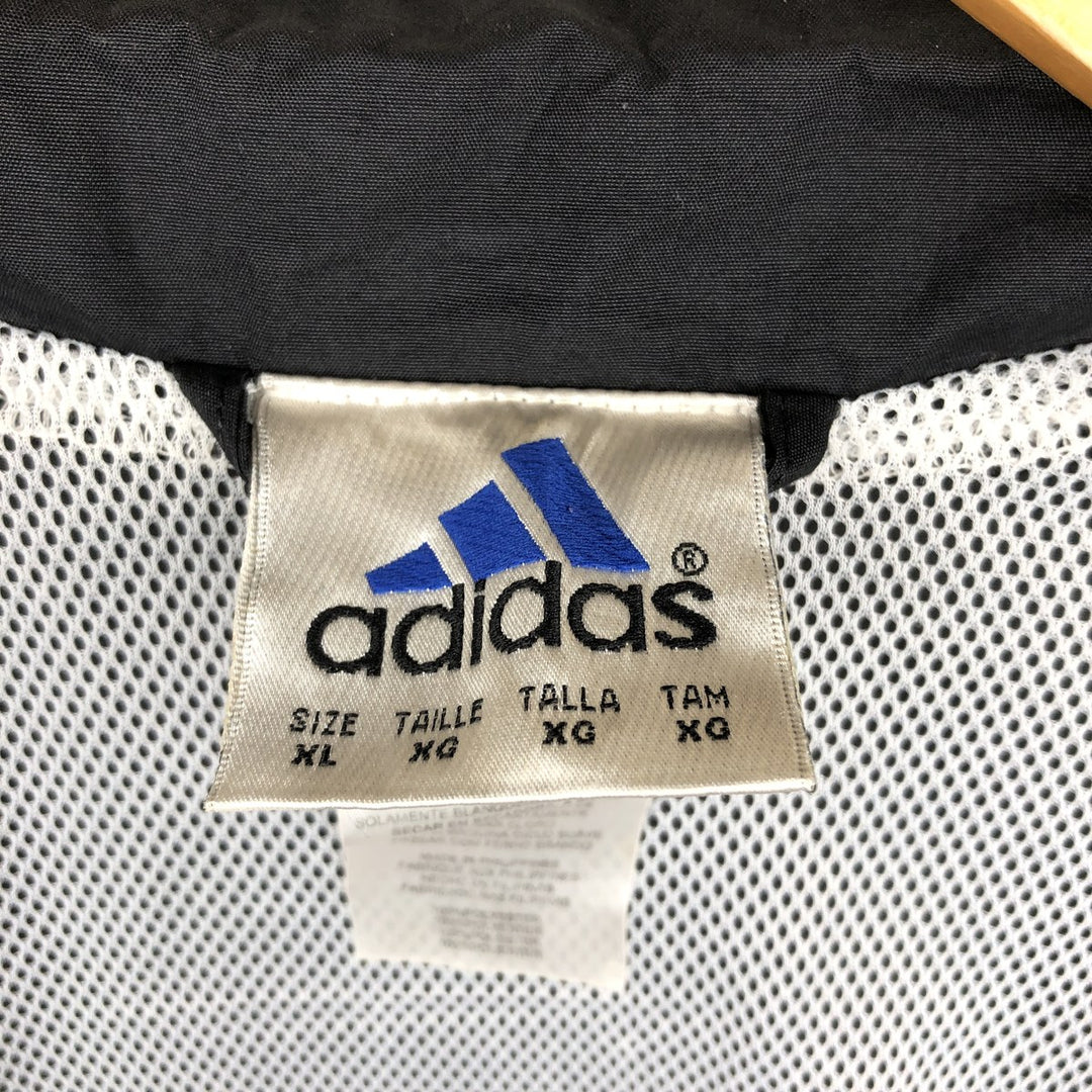 00'S adidas windbreaker men's XL size polyester black type Vintage Second Hand