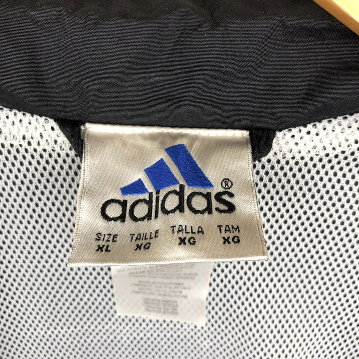 00'S adidas windbreaker men's XL size polyester black type Vintage Second Hand
