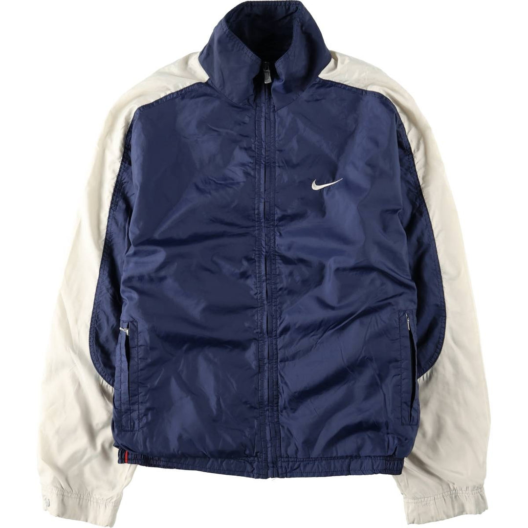 90'S Nike NIKE Nylon Jacket Men's M Size Vintage Nylon navy blue type Vintage Second Hand