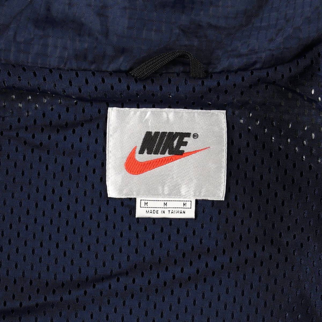 90'S Nike NIKE Nylon Jacket Men's M Size Vintage Nylon navy blue type Vintage Second Hand
